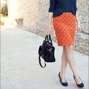Anthropologie Charlie & Robin Tile-Quilted Skirt